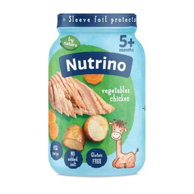 Kasica povrce sa piletinom Nutrino 190g Nutrino