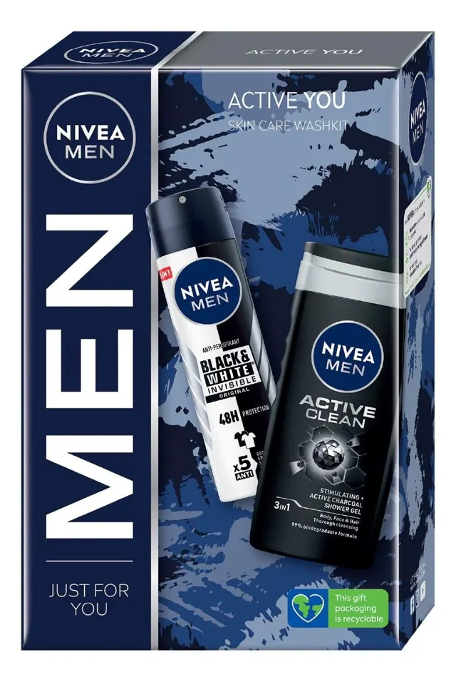SET NIVEA MEN XMAS BOX ACTIVE YOU NIVEA