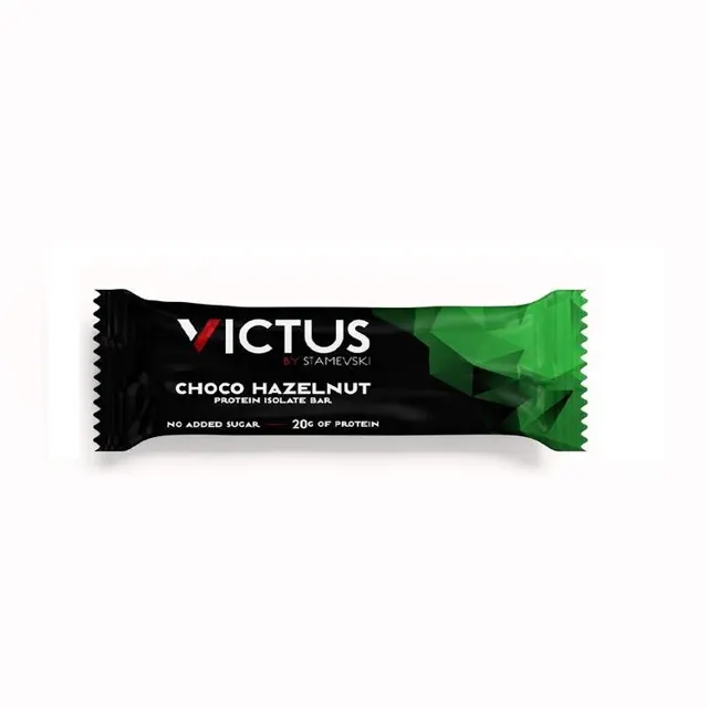 BAR PROTEIN HAZELNUT AND MILK CHOCOLATE 55G VICTUS STAMEVSKI