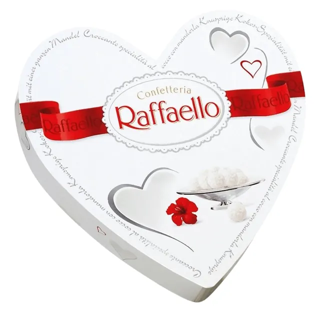 BOMBONJERA RAFFAELLO CUORE 140G FER RAFFAELLO