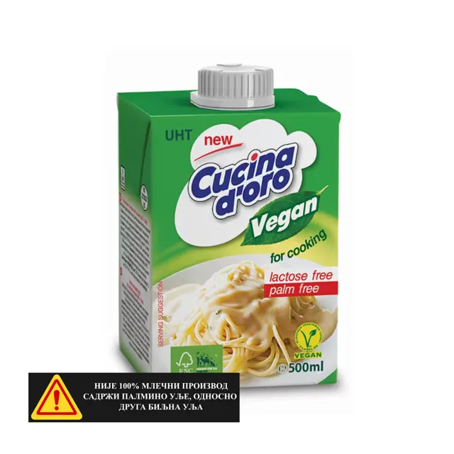Krem za kuvanje Cucina d'oro Vegan 500ml Montare d'oro