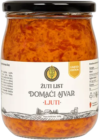 AJVAR DOMAĆI LJUTI 550G ŽUTI LIST
