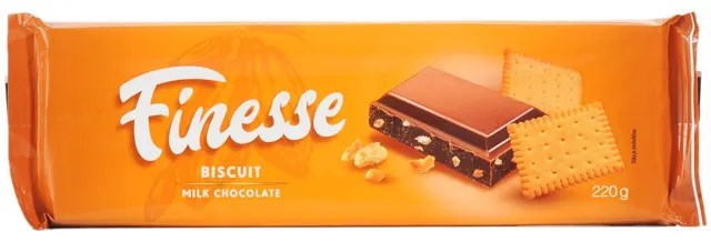 ČOKOLADA MLEČNA KEKS 220G FINESSE FINESSE