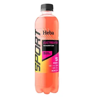 VODA HEBA SPORT ESSWNCE MALINA I KIVI PET 0.5l