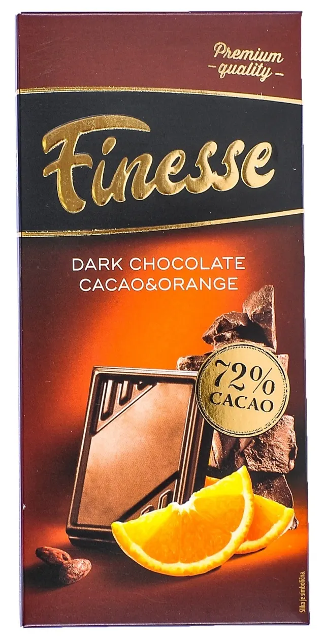 ČOKOLADA CRNA POMORAN 100G FINESSE FINESSE