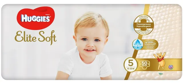 PELENE HUGGIES ESOFT MEGA 50KOM VEL 5 (15-22KG) HUGGIES