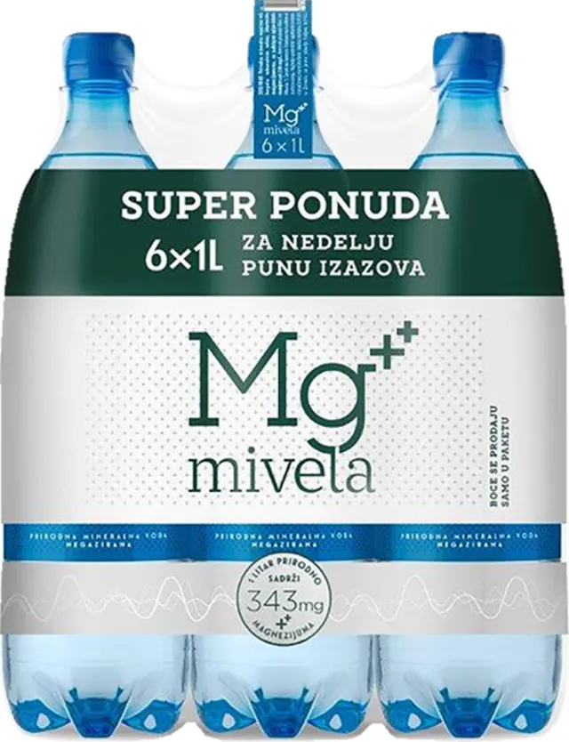 Mg Mivela negazirana 1L PET/6 MIVELA