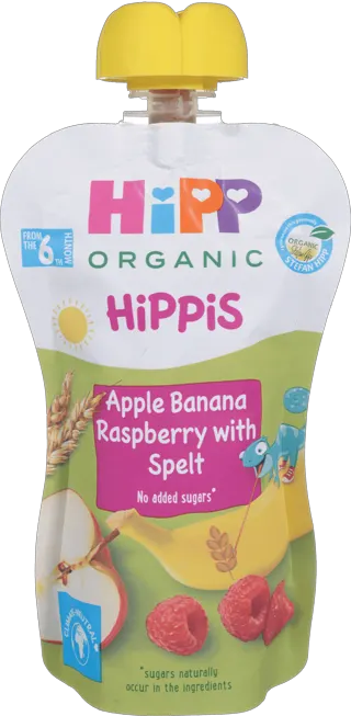 Hippis voćni pire jab/ban/mal 100g 6m+