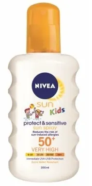 NIVEA SUN babies&kids sprej za osetljivu kozu SPF50 0200