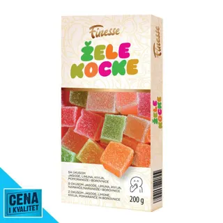 ŽELE KOCKE FINESSE 200G