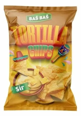ČIPS TORTILJA SIR BAŠ BAŠ 125G BAS BAS