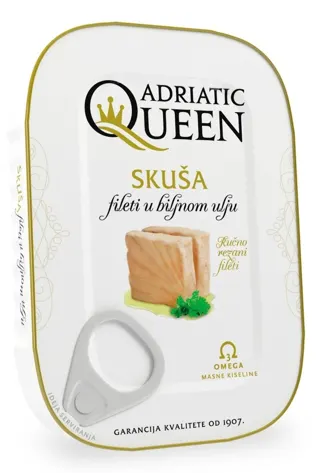 SKUŠA FILETI MASL ULJE 105G ADR QUE