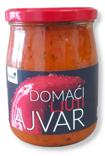 AJVAR DOMAĆI LJUTI 550G MANARI MANARI
