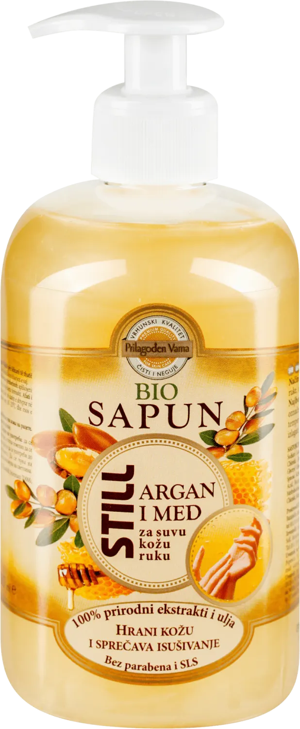SAPUN BIO ARGAN I MED 500ML STILL STILL