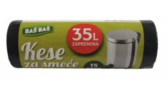 KESE ZA SMEĆE 35L BAŠ BAŠ 15/1 BAS BAS