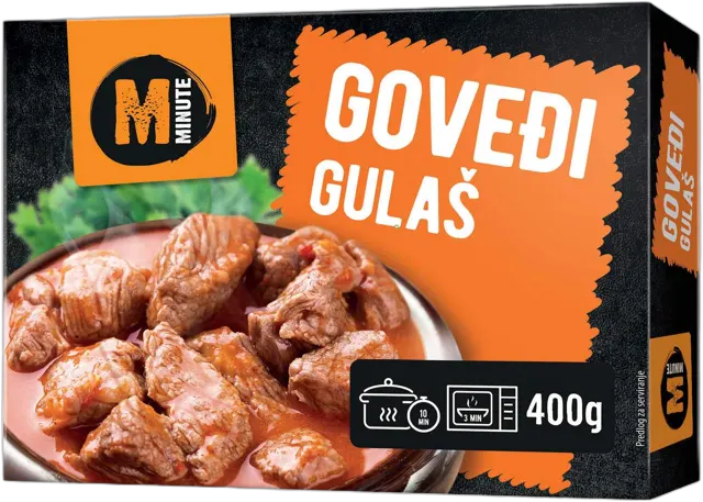 GOVEĐI GULAŠ 400G MINUTE MINUTE