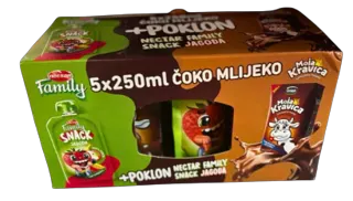 ČOKO MLEKO 5X0.25L + NECTAR SNACK JAGODA