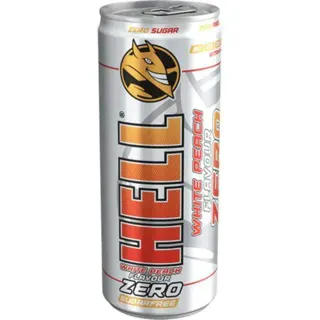 HELL 250ml WHITE PEACH ZERO