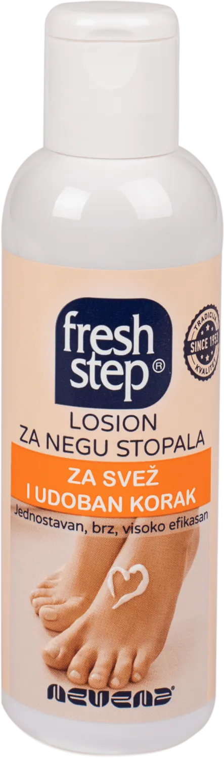 fresh step losion za negu stopala 140ml fresh step