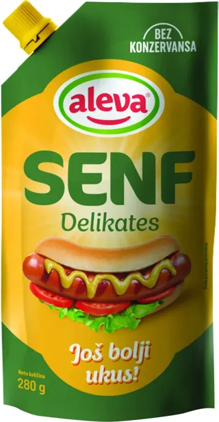 senf delikates 280g aleva