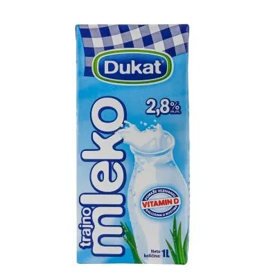 MLEKO DUKAT UHT 1L 2.8 DUKAT