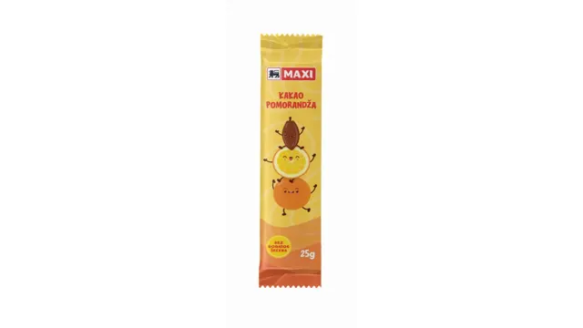 Bar kakao & pomorandza Maxi 25g Maxi