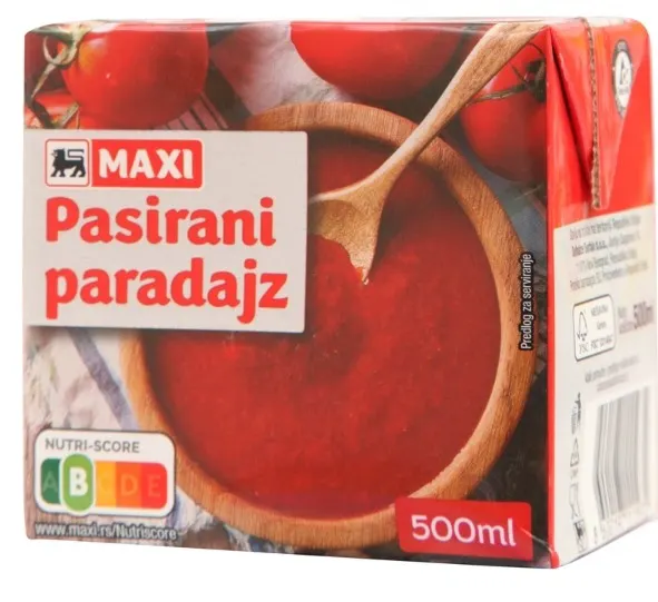 Paradajz pasirani Maxi brik 500ml Maxi