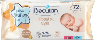 Becutan vlažne maramice badem 72/1