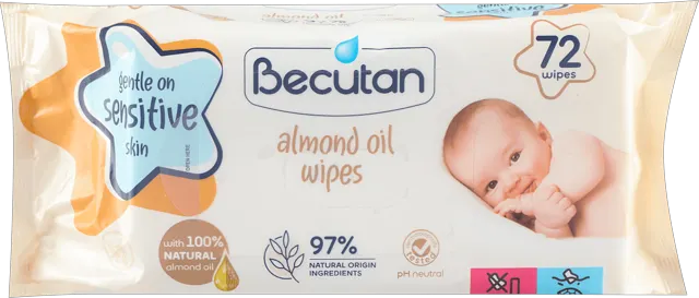 Becutan vlažne maramice badem 72/1 Becutan