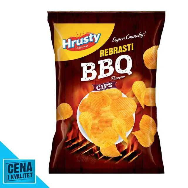 ČIPS ROŠTILJ BUCKO 150G HRUSTY HRUSTY