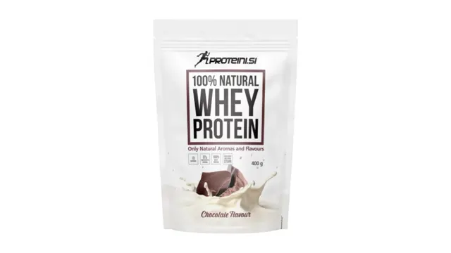 100% NATURAL WHEY PROTEIN čokolada 400g Proteini.si