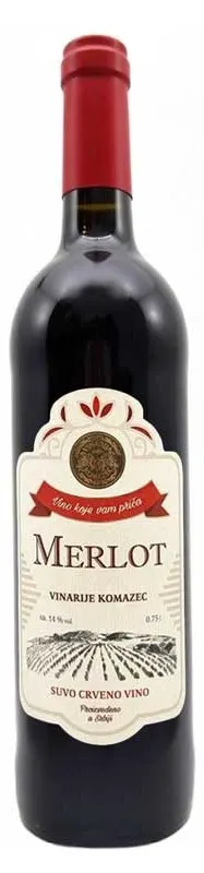 MERLOT 0,75L VINARIJA KOMAZEC VINARIJA KOMAZEC