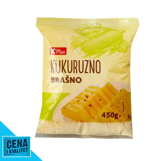 Kukuruzno brašno 450g K PLUS