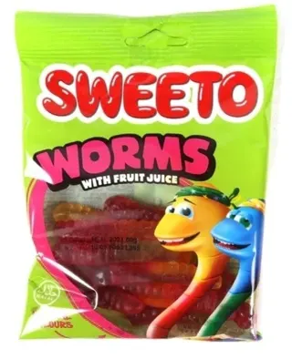 BOMBONE GUMENE CRVI 80gr SWEETO