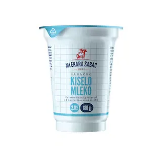 KISELO MLEKO 2.8% 180g SABAC MLEKARA SABAC