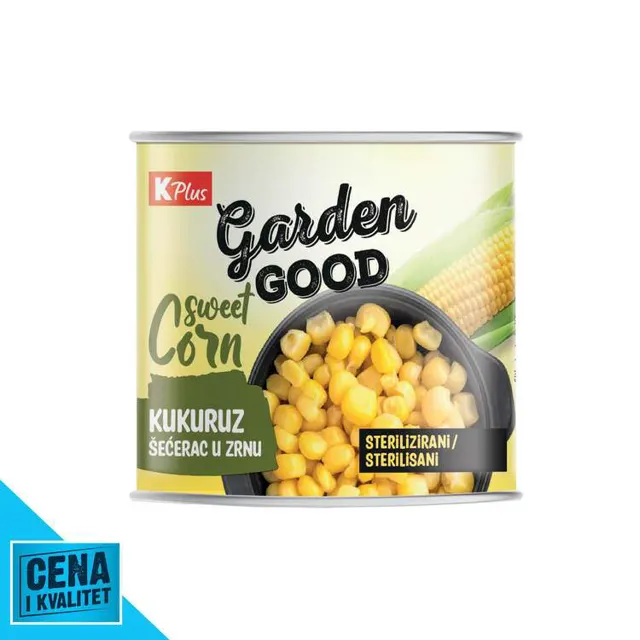 KUKURUZ ŠEĆERAC KON 340G K PLUS GG K PLUS