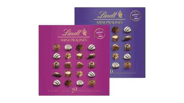 BOMBONJERA LINDT MINI PRALINES 100gr LINDT