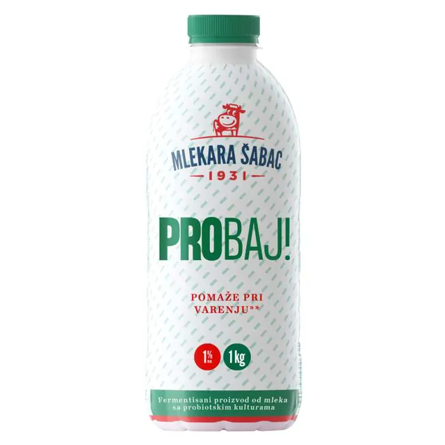 Probiotski jogurt Probaj 1%mm 1kg pet Mlekara Sabac