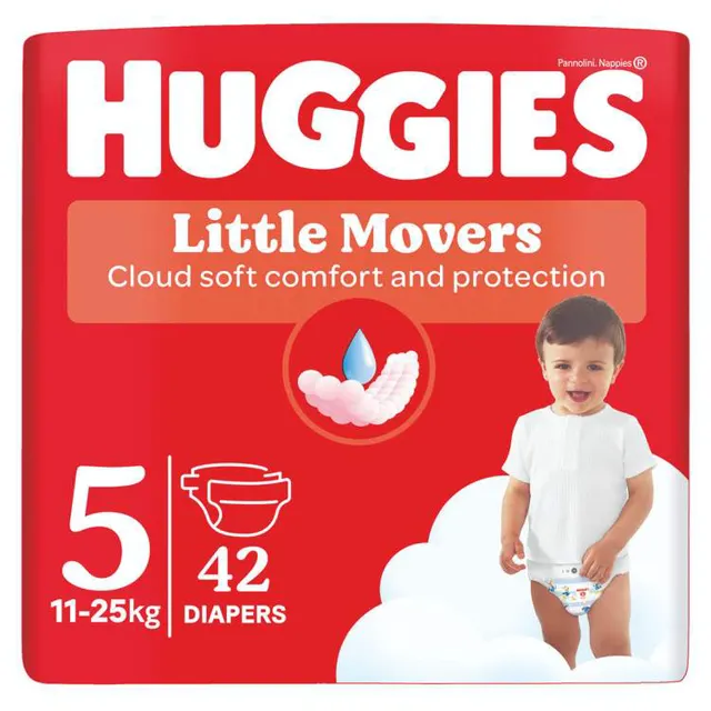 Huggies Little Movers pelene Jumbo 5 P42 25 kg HUGGIES