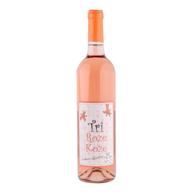 Vino roze Tri roze koze 0.75l Vinarija Erdevik