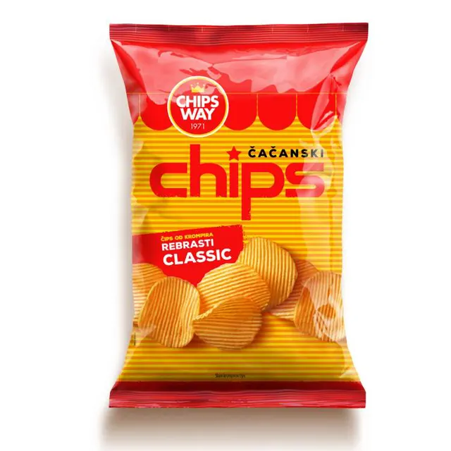 CIPS CACANSKI REBRASTI 230gr CHIPS WAY