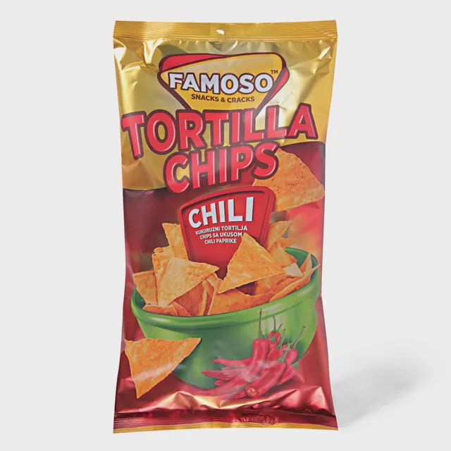 cips famoso tortilla chili 85g silbo EL FAMOSO