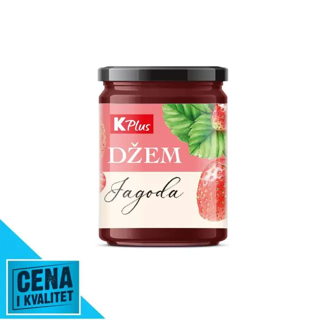 DŽEM JAGODA 360G K PLUS K PLUS