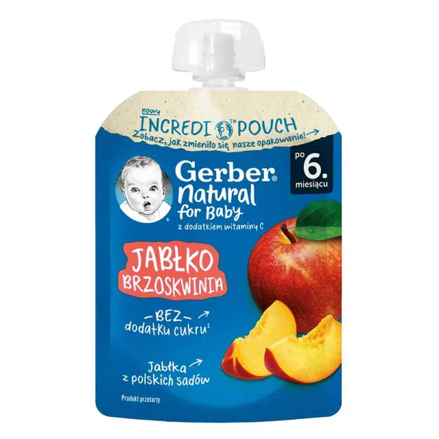 Pouch jabuka,breskva Gerber 80g Gerber