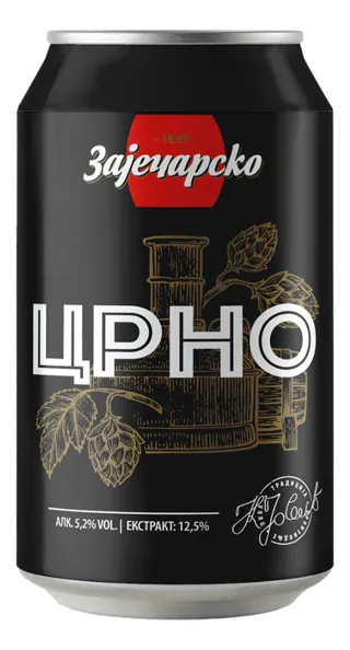Zajecarsko pivo tamno 0.33l Limenka