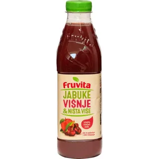 SOK JABUKE VISNJE&NISTA VISE 0.8l FRUVITA