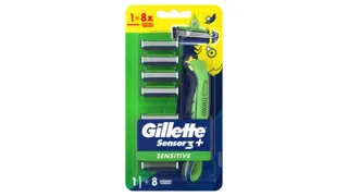 Gillette Sensor 3 SENSTITIVE drška+8 dop