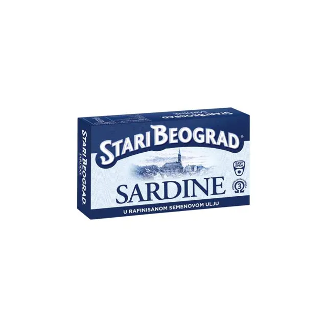 Sardina retro kutija 0100 Stari Beograd 100 g OSTALO
