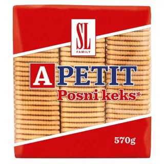 Keks posni Apetit Classic SL 570g