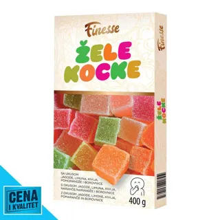 ŽELE KOCKE FINESSE 400G